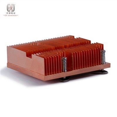 स्काइविंग फिन कॉपर हीट सिंक