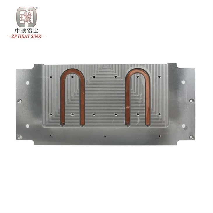 Large Car Cooling Heatsink Heat Pipe Cold Plate